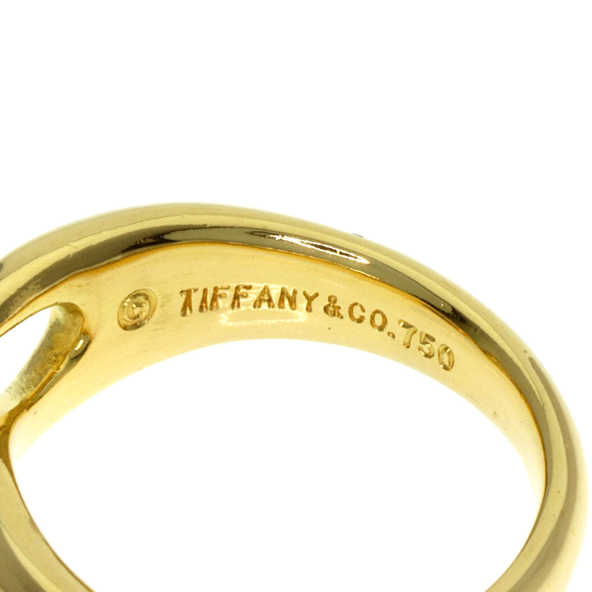 TIFFANY&Co. Infinity Ring K18 Yellow Gold Ladies [Used]
