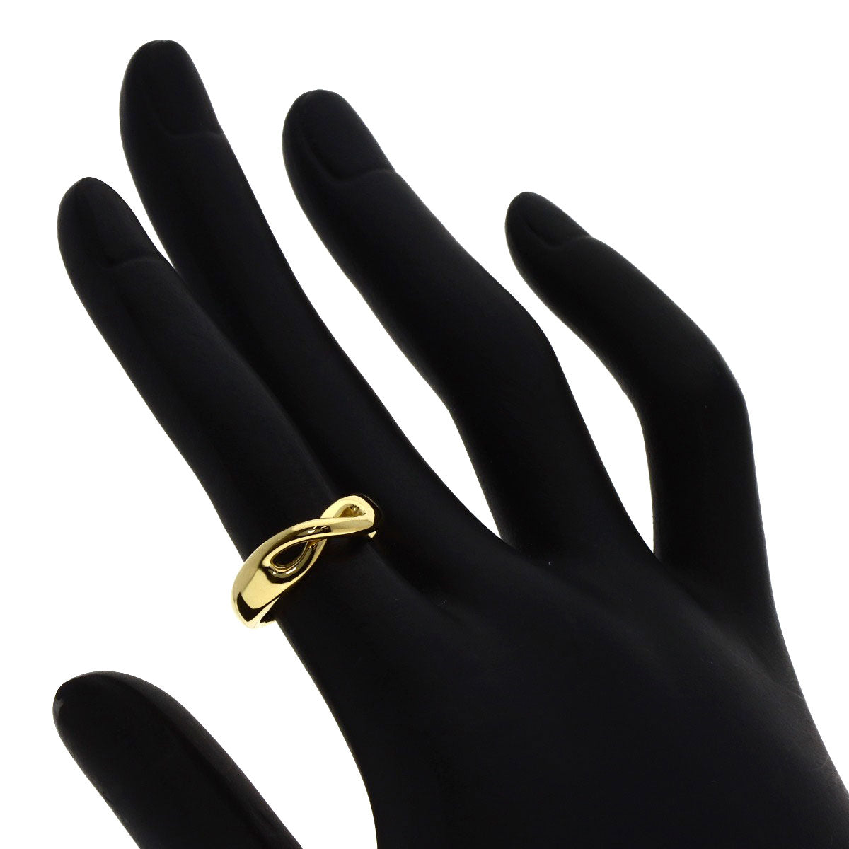 TIFFANY&Co. Infinity Ring K18 Yellow Gold Ladies [Used]