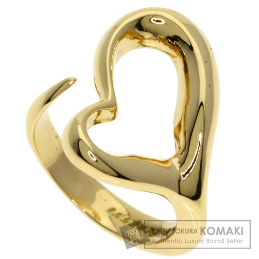 TIFFANY&Co. Open heart Ring K18 Yellow Gold Ladies [Used]