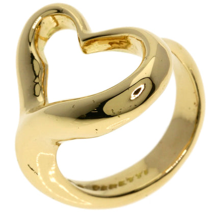 TIFFANY&Co. Open heart Ring K18 Yellow Gold Ladies [Used]