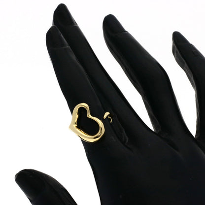 TIFFANY&Co. Open heart Ring K18 Yellow Gold Ladies [Used]