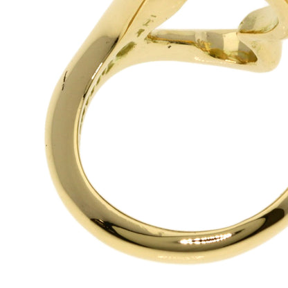 TIFFANY&Co. Open heart Ring K18 Yellow Gold Ladies [Used]