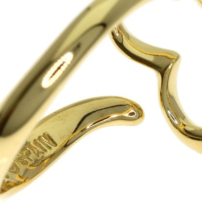 TIFFANY&Co. Open heart Ring K18 Yellow Gold Ladies [Used]
