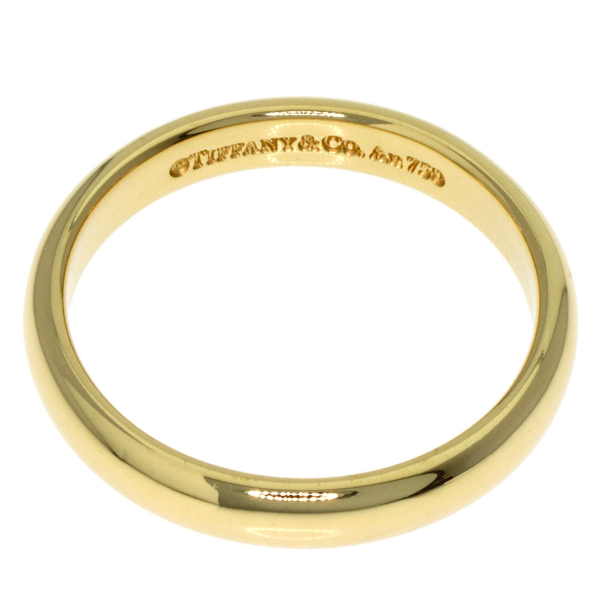 TIFFANY&Co. wedding Ring K18 Yellow Gold Ladies [Used]