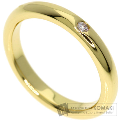 TIFFANY&Co. Wedding 1P Diamond Ring K18 Yellow Gold Ladies [Used]