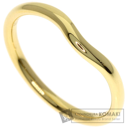 TIFFANY&Co. Curved band Ring K18 Yellow Gold Ladies [Used]