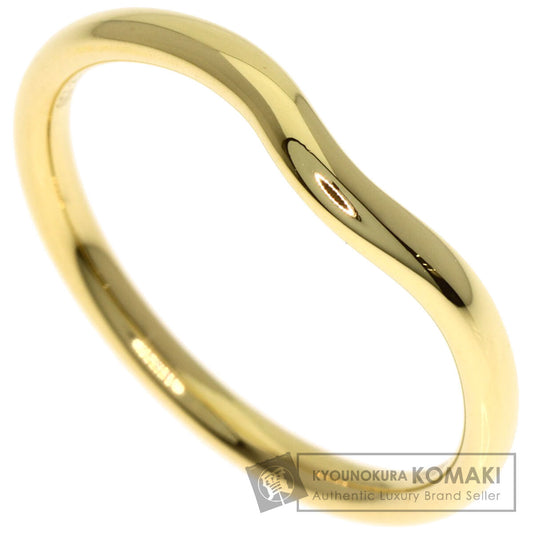 TIFFANY&Co. Curved band Ring K18 Yellow Gold Ladies [Used]