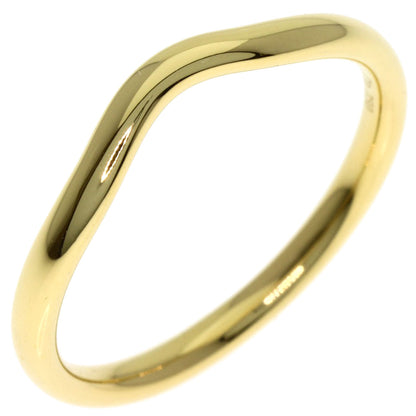 TIFFANY&Co. Curved band Ring K18 Yellow Gold Ladies [Used]