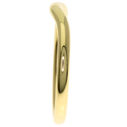 TIFFANY&Co. Curved band Ring K18 Yellow Gold Ladies [Used]
