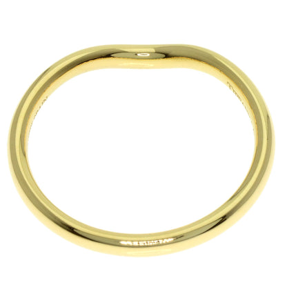TIFFANY&Co. Curved band Ring K18 Yellow Gold Ladies [Used]