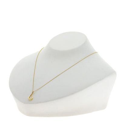 TIFFANY&Co. Open teardrop Necklace K18 Yellow Gold Ladies [Used]