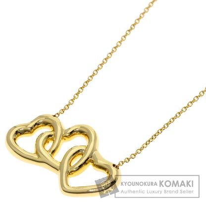 TIFFANY&Co. Triple heart Necklace K18 Yellow Gold Ladies [Used]