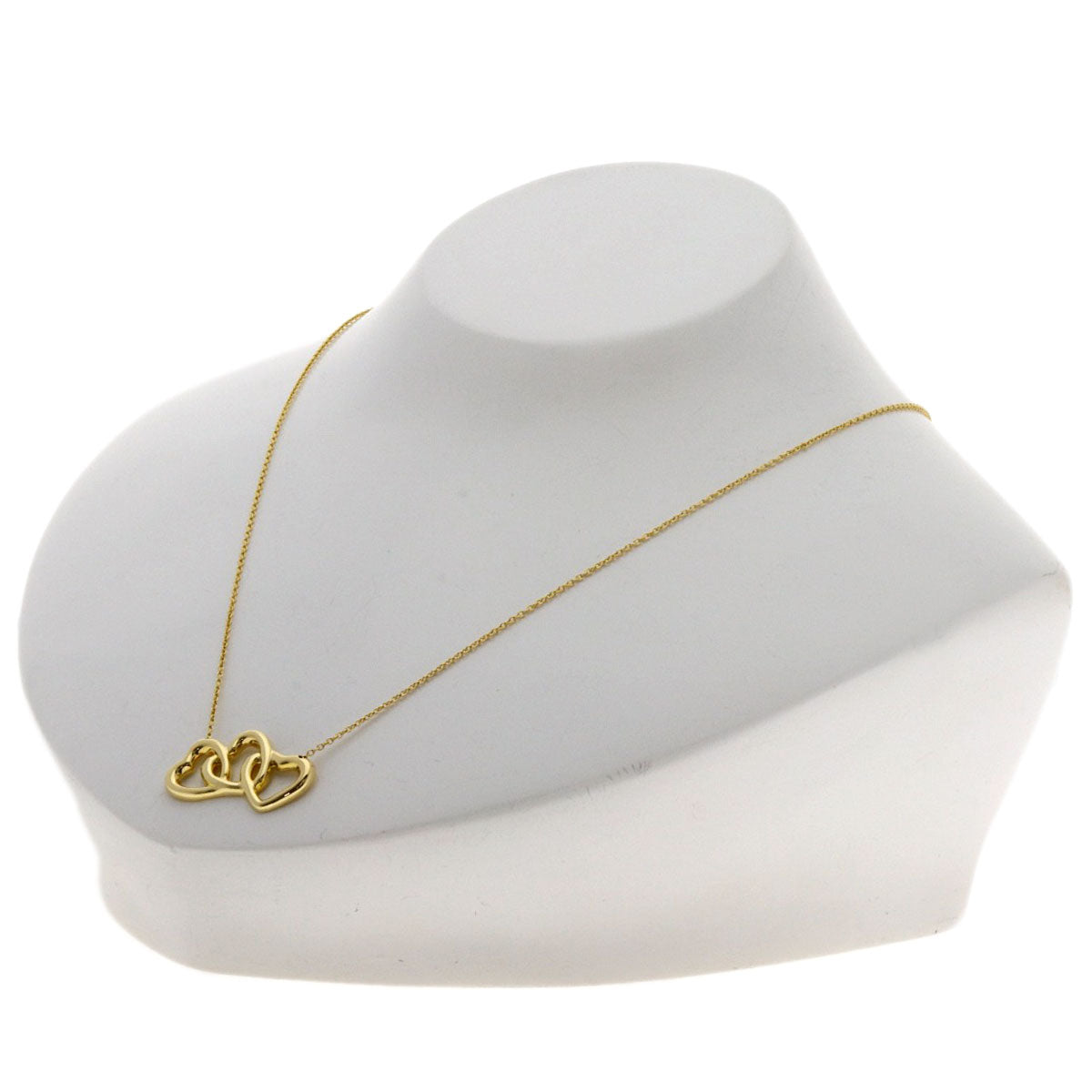 TIFFANY&Co. Triple heart Necklace K18 Yellow Gold Ladies [Used]