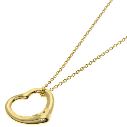 TIFFANY&Co. Open heart Necklace K18 Yellow Gold Ladies [Used]