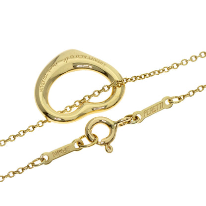 TIFFANY&Co. Open heart Necklace K18 Yellow Gold Ladies [Used]