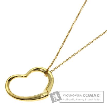 TIFFANY&Co. Open heart Necklace K18 Yellow Gold Ladies [Used]