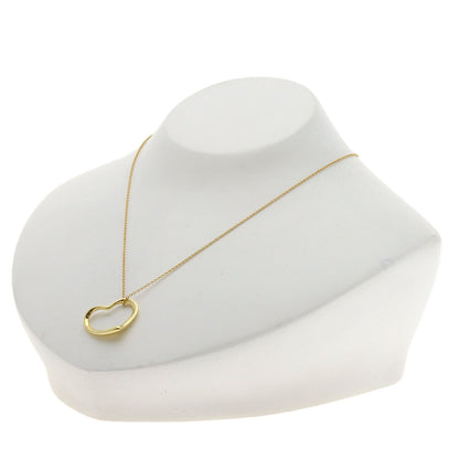 TIFFANY&Co. Open heart Necklace K18 Yellow Gold Ladies [Used]