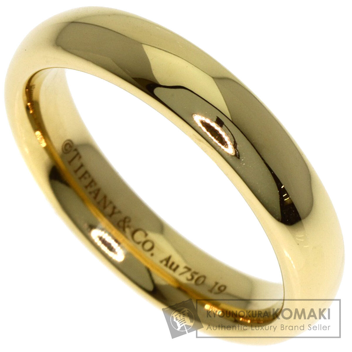 TIFFANY&Co. wedding Ring K18 Yellow Gold Ladies [Used]