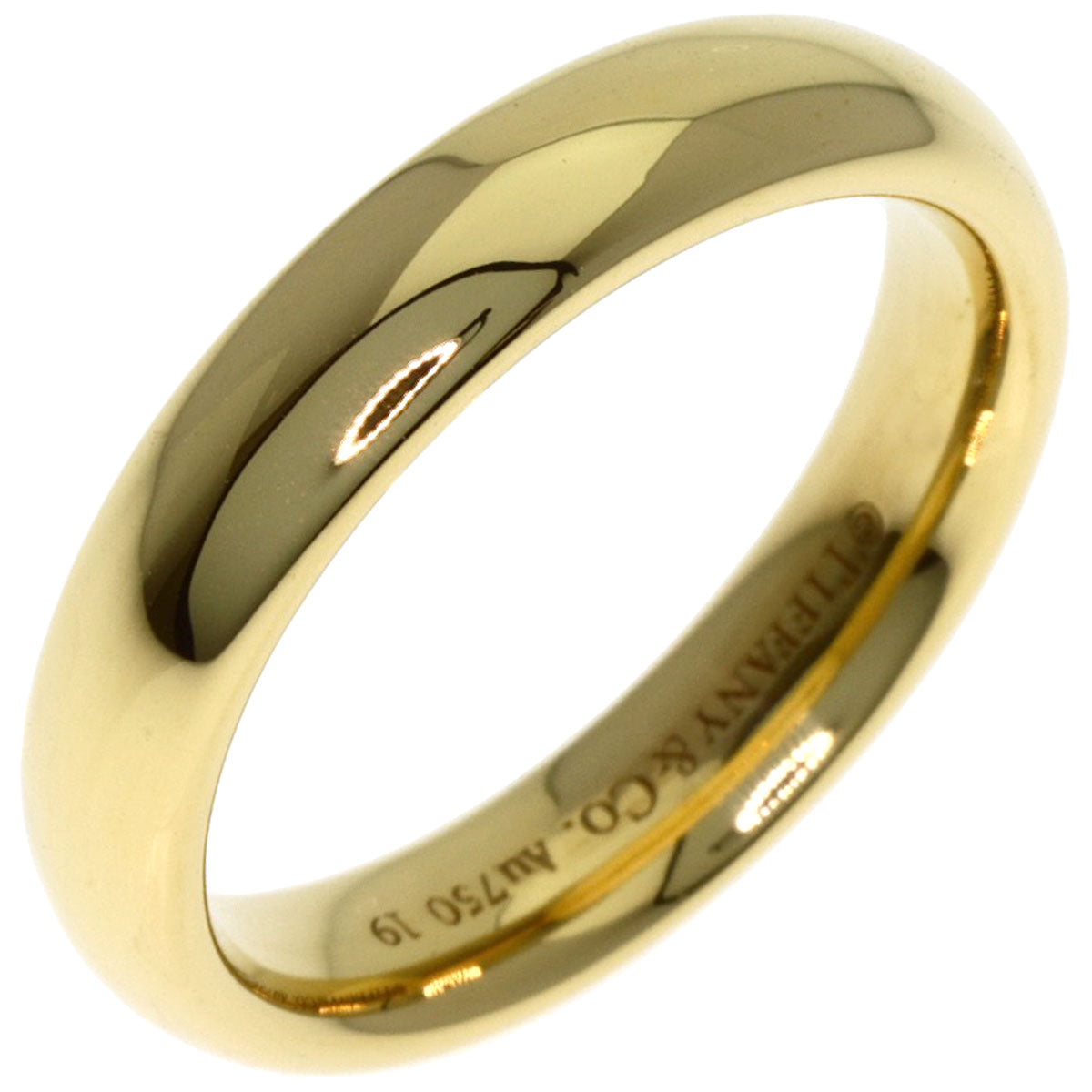 TIFFANY&Co. wedding Ring K18 Yellow Gold Ladies [Used]