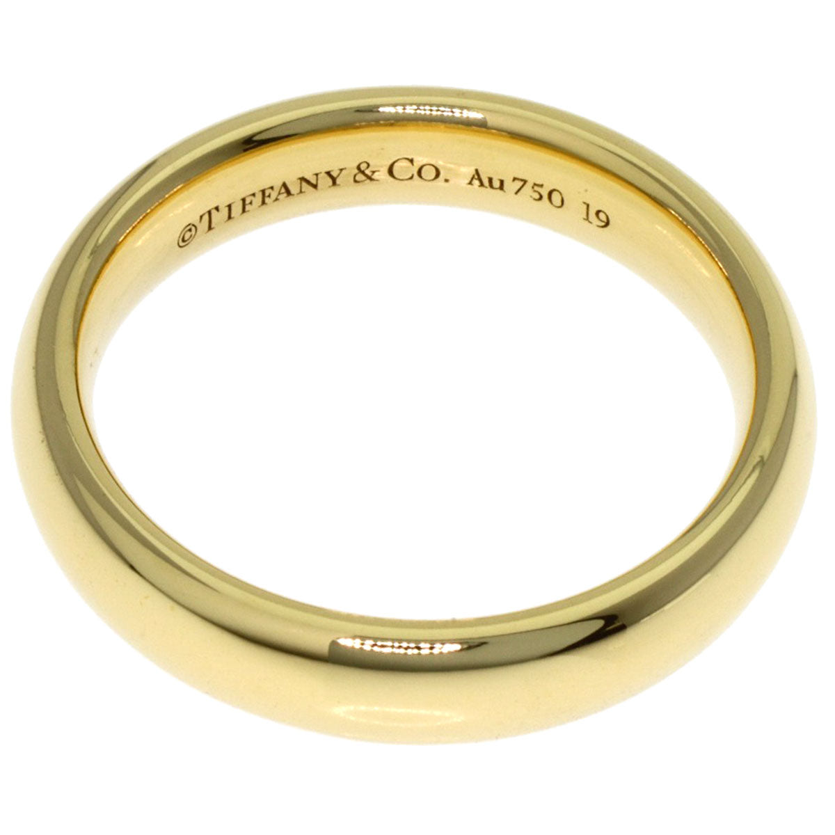 TIFFANY&Co. wedding Ring K18 Yellow Gold Ladies [Used]