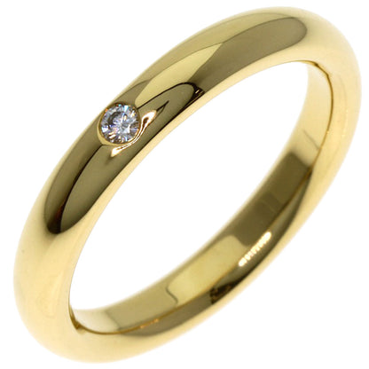 TIFFANY&Co. Wedding 1P Diamond Ring K18 Yellow Gold Ladies [Used]