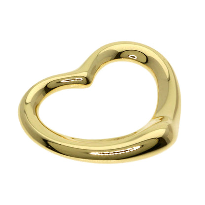 TIFFANY&Co. Open heart Pendant top K18 Yellow Gold Ladies [Used]
