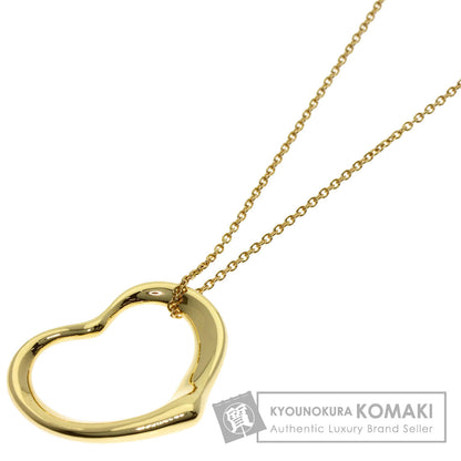 TIFFANY&Co. Open heart Necklace K18 Yellow Gold Ladies [Used]