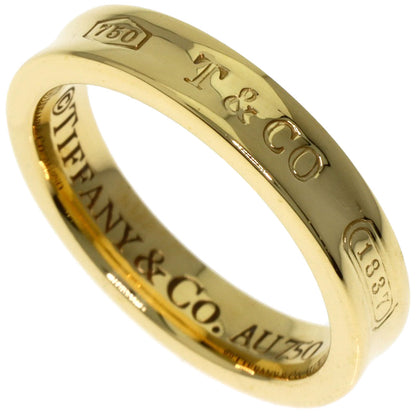 TIFFANY&Co. 1837 narrow Ring K18 Yellow Gold Ladies [Used]