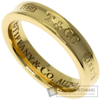 TIFFANY&Co. 1837 narrow Ring K18 Yellow Gold Ladies [Used]
