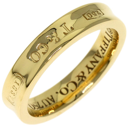 TIFFANY&Co. 1837 narrow Ring K18 Yellow Gold Ladies [Used]