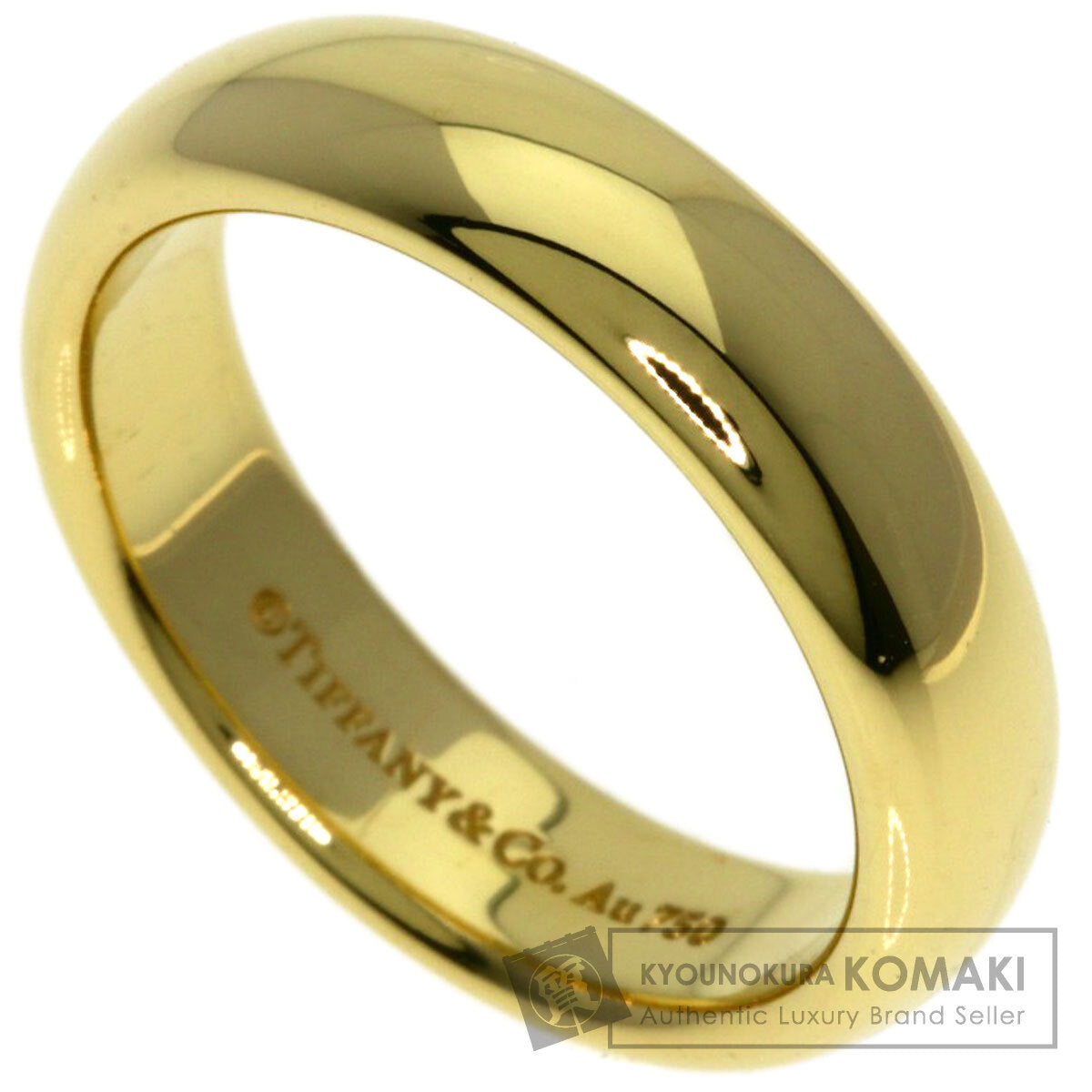 TIFFANY&Co. wedding Ring K18 Yellow Gold Ladies [Used]
