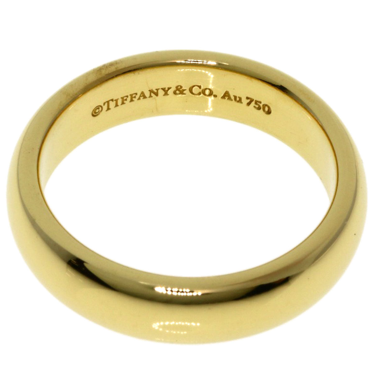 TIFFANY&Co. wedding Ring K18 Yellow Gold Ladies [Used]