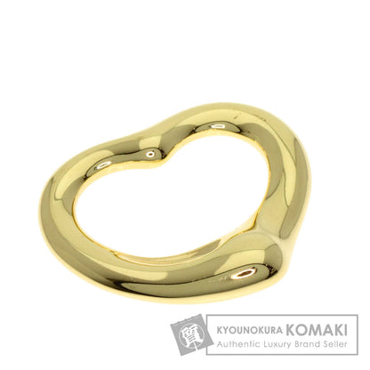 TIFFANY&Co. Open heart Pendant top K18 Yellow Gold Ladies [Used]