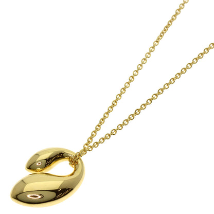 TIFFANY&Co. Double teardrop Necklace K18 Yellow Gold Ladies [Used]