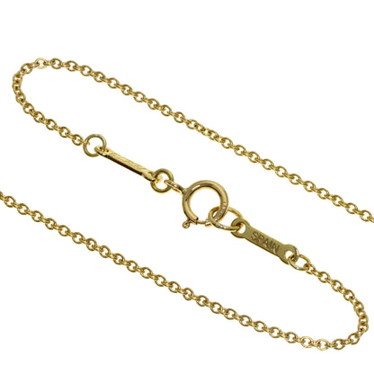 TIFFANY&Co. Double teardrop Necklace K18 Yellow Gold Ladies [Used]