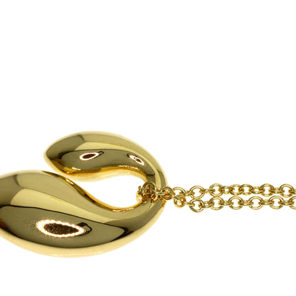 TIFFANY&Co. Double teardrop Necklace K18 Yellow Gold Ladies [Used]