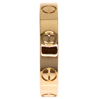 CARTIER Mini love ring # 48 Ring K18 Pink Gold Ladies [Used]