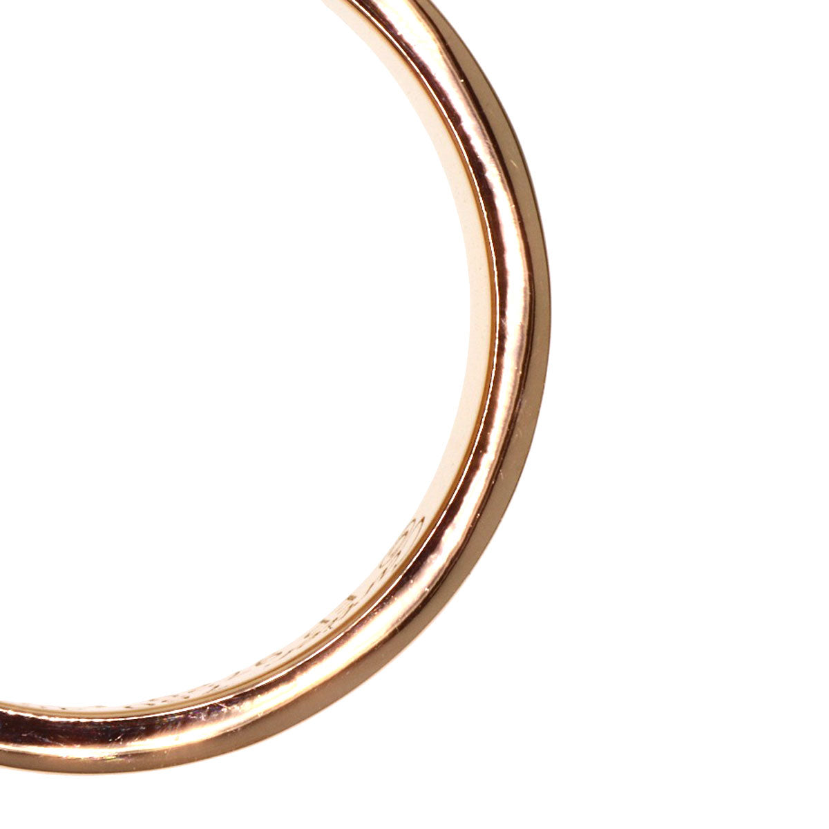 CARTIER Mini love ring # 48 Ring K18 Pink Gold Ladies [Used]