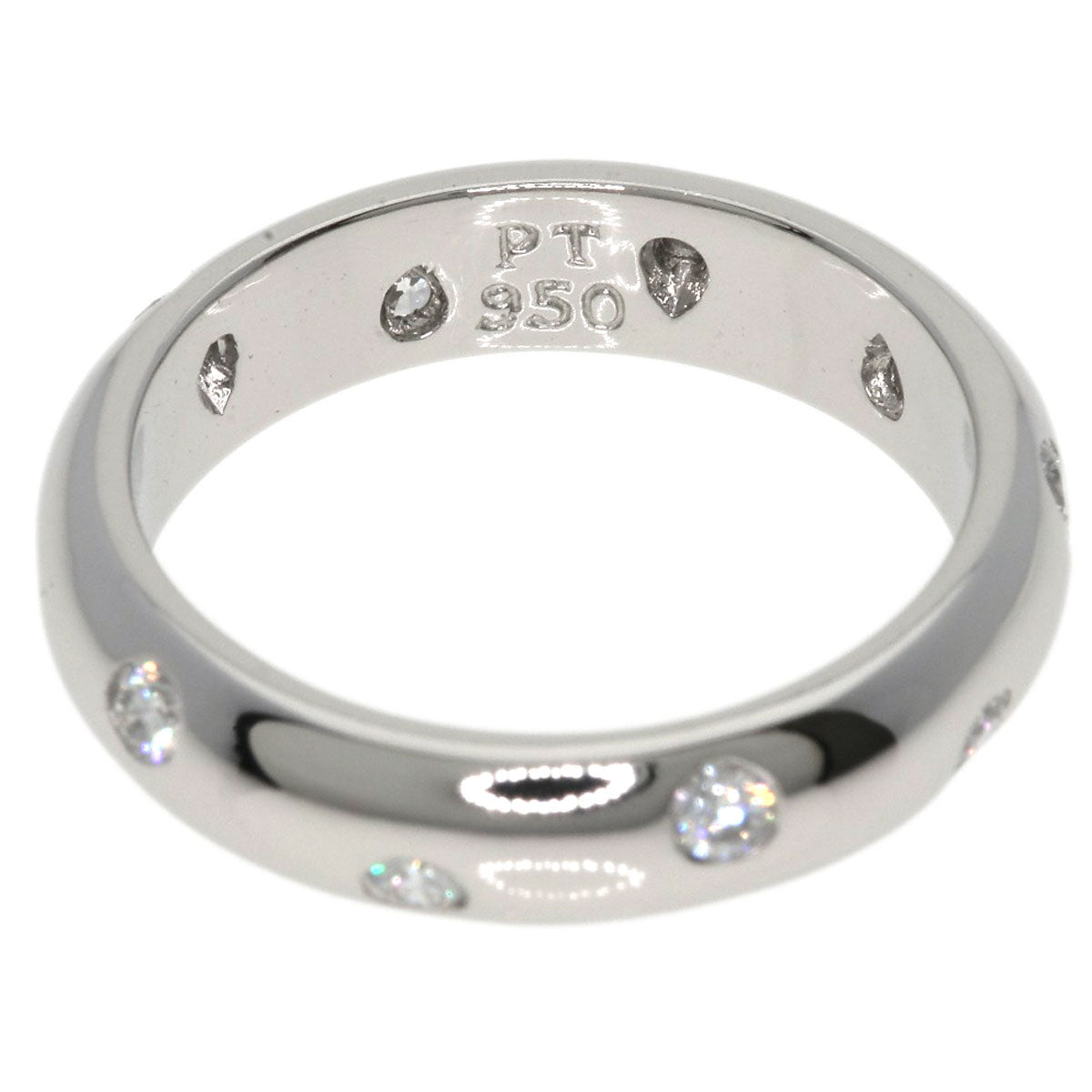 TIFFANY&Co. Dots Diamond Ring Platinum PT950 Ladies [Used]