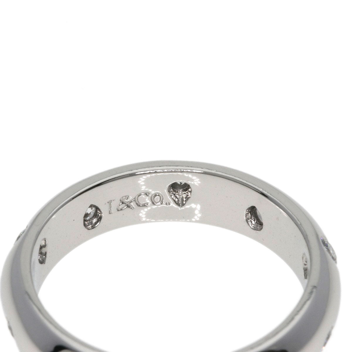 TIFFANY&Co. Dots Diamond Ring Platinum PT950 Ladies [Used]