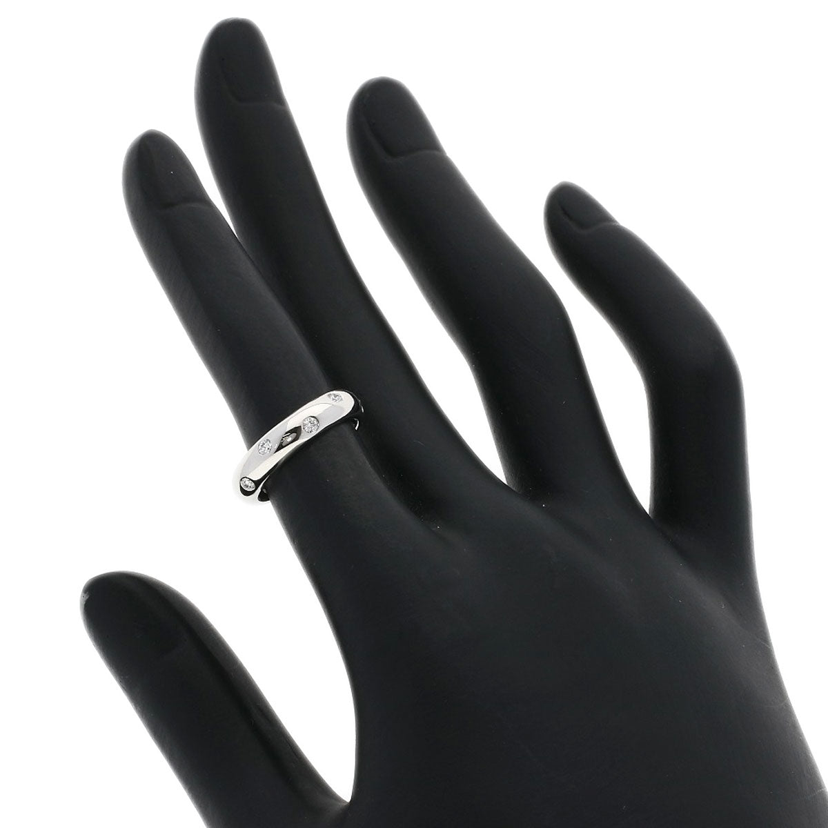 TIFFANY&Co. Dots Diamond Ring Platinum PT950 Ladies [Used]