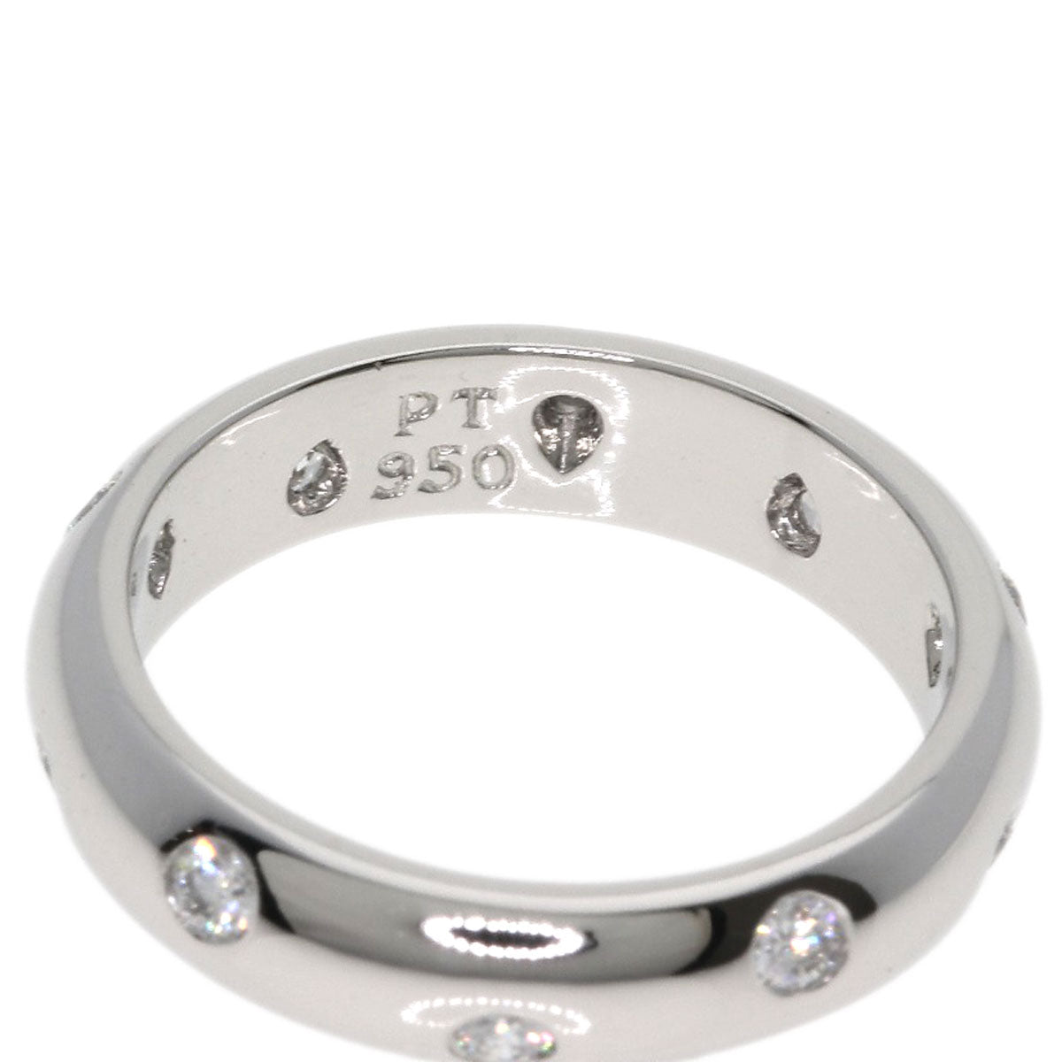 TIFFANY&Co. Dots Diamond Ring Platinum PT950 Ladies [Used]