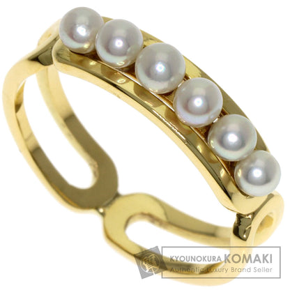 MIKIMOTO Baby pearl Pearl Ring K18 Yellow Gold Ladies [Used]