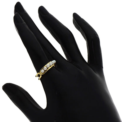 MIKIMOTO Baby pearl Pearl Ring K18 Yellow Gold Ladies [Used]