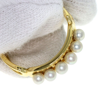 MIKIMOTO Baby pearl Pearl Ring K18 Yellow Gold Ladies [Used]
