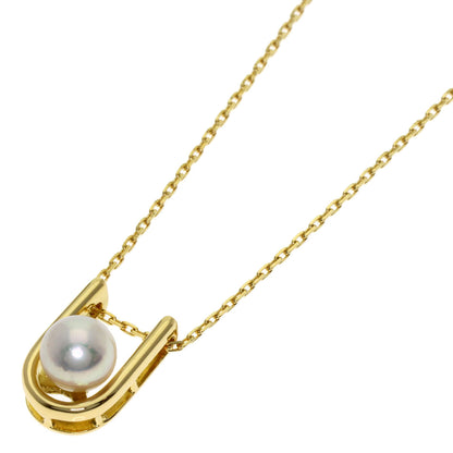 MIKIMOTO Pearl Pearl Necklace K18 Yellow Gold Ladies [Used]