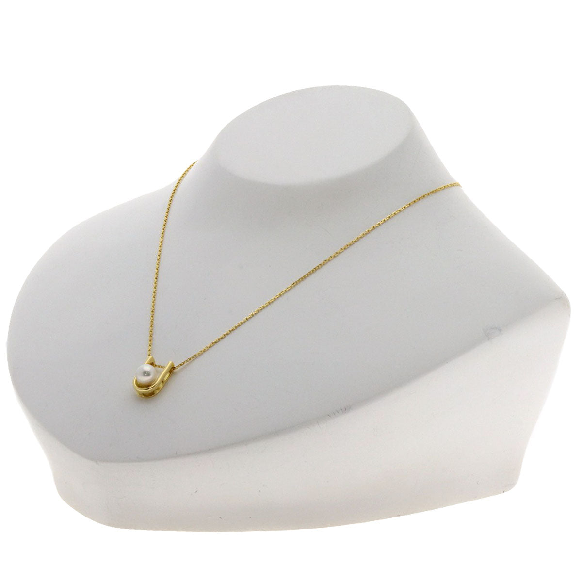 MIKIMOTO Pearl Pearl Necklace K18 Yellow Gold Ladies [Used]