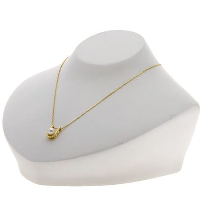 MIKIMOTO Pearl Pearl Necklace K18 Yellow Gold Ladies [Used]