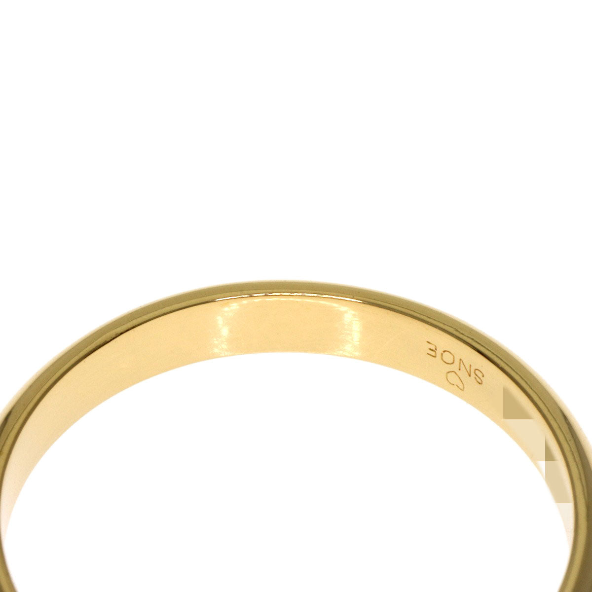 CARTIER Wedding 1P Diamond #49 Ring K18 Yellow Gold Ladies [Used]