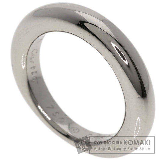 CARTIER Ellipse #50 Ring K18 White Gold Ladies [Used]